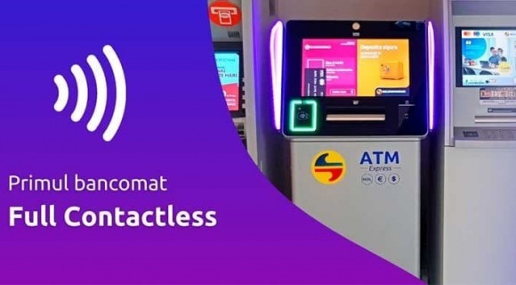 Moldindconbank a lansat primul bancomat full contactless din țară